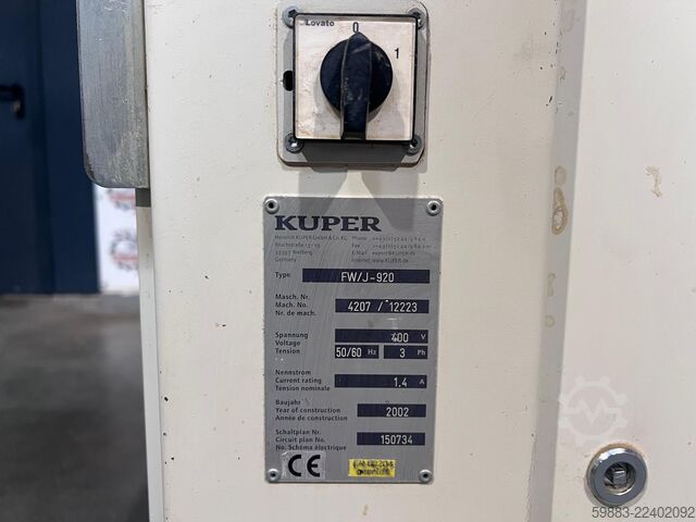Maszyna do łączenia forniru Kuper FW/J 920