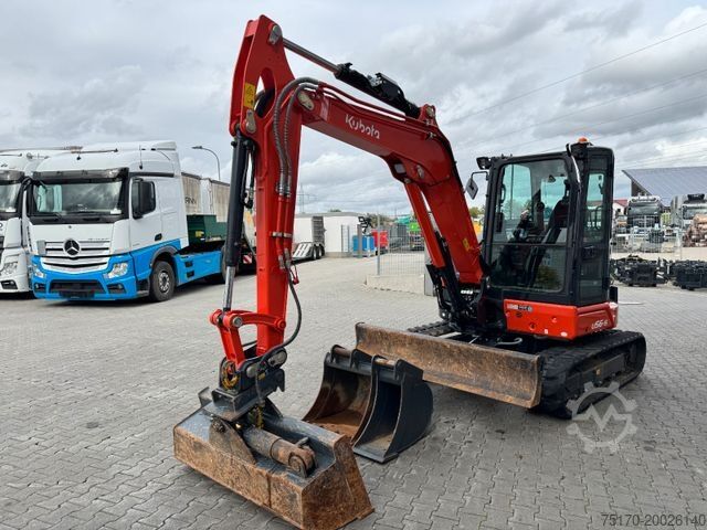 Minibagger KUBOTA U56-5 / MS03 / nur 190h! / Löffelpaket
