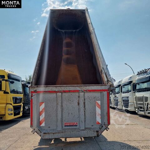 Damperli yarı römork LANGENDORF SKS 24, Stahlmulde, Liftachse, BPW, 2xStück