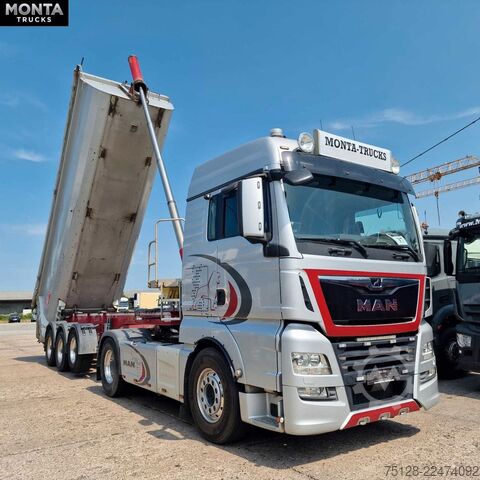 Damperli yarı römork LANGENDORF SKS 24, Stahlmulde, Liftachse, BPW, 2xStück