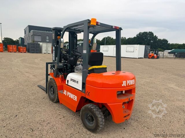 Voorlader vorkheftruck  JQ Power CPCD25 / 2.5T Diesel / Sideshift / 2026