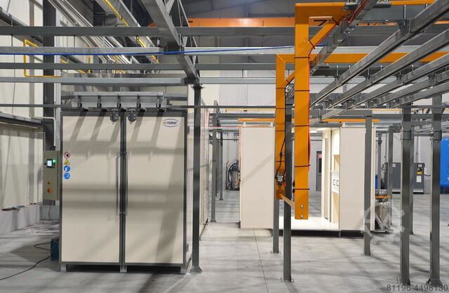 Apparatuur voor poedercoating ROMER/ Electrostatic painting SLS