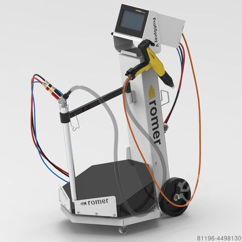 Equipamento de revestimento em pó ROMER/ Electrostatic painting SLS