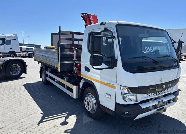 Kraan met kipper Fuso Canter 7C15 Fassi Kran 3-seiten Kipper