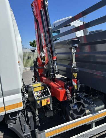 Kraan met kipper Fuso Canter 7C15 Fassi Kran 3-seiten Kipper
