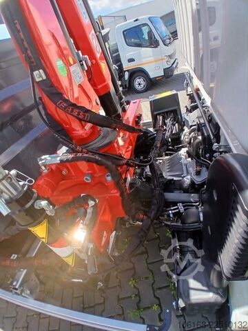 Jeřáb s sklápěčem Fuso Canter 7C15 Fassi Kran 3-seiten Kipper