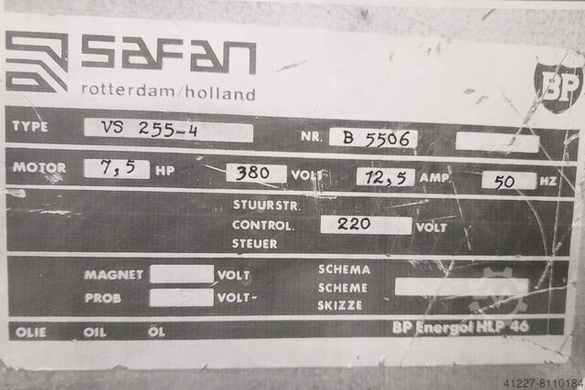 Hydraulikaggregat 5,5 kW 1450 U/min Sauer Safan 4 P 023 L M 929
