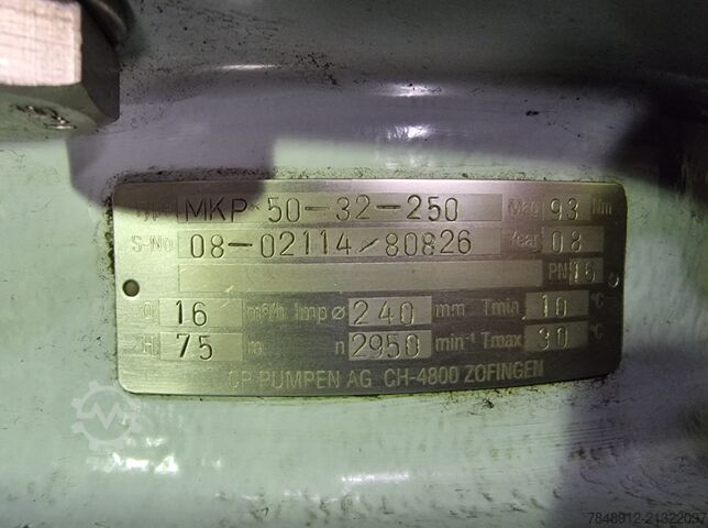 Pompa Mag CP Pumpen MKP 50-32-250