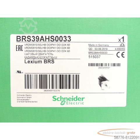 Silnik Schneider Electric Schneider Electric BRS39AHS0033 / VRDM3910/50LHB SN:2900456541 - ungebr.! -
