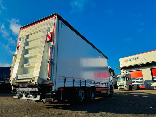 Φορτηγό πλατφόρμα με μουσαμά MAN TGX 26.440 6x2 LL Schwerlast Ladebordwand/Rampe