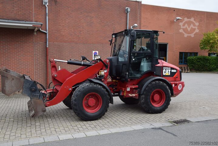 Carregadora de rodas Caterpillar Radlader 908H2 Klappschaufel Gabel SWZSA