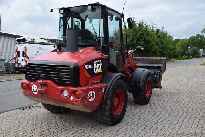 Carregadora de rodas Caterpillar Radlader 908H2 Klappschaufel Gabel SWZSA