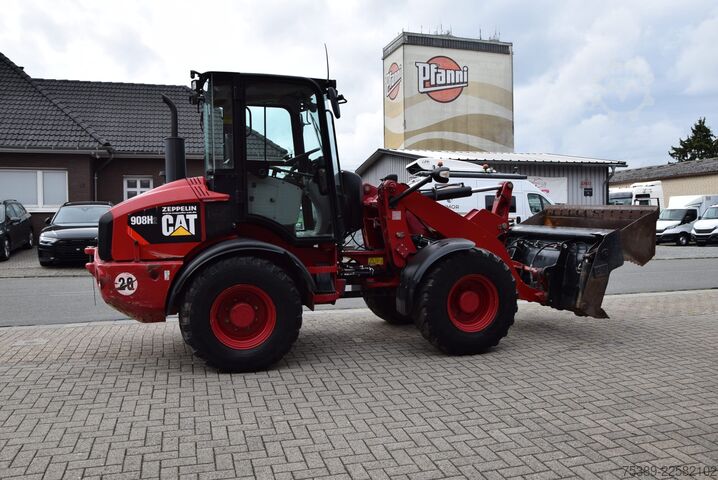 Carregadora de rodas Caterpillar Radlader 908H2 Klappschaufel Gabel SWZSA