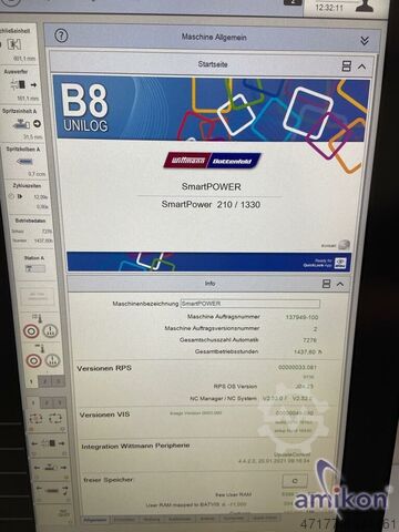 Injection moulding machine thermoset WITTMANN Battenfeld SmartPower 210