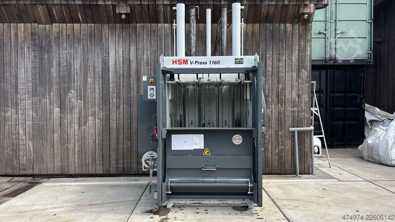 Balya presi, tekstil presi, atık presi HSM V-Press 1160 Plus