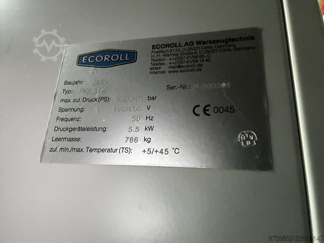 ECOROLL Modelo: HGL3.01 ECOROLL HGL 3.01