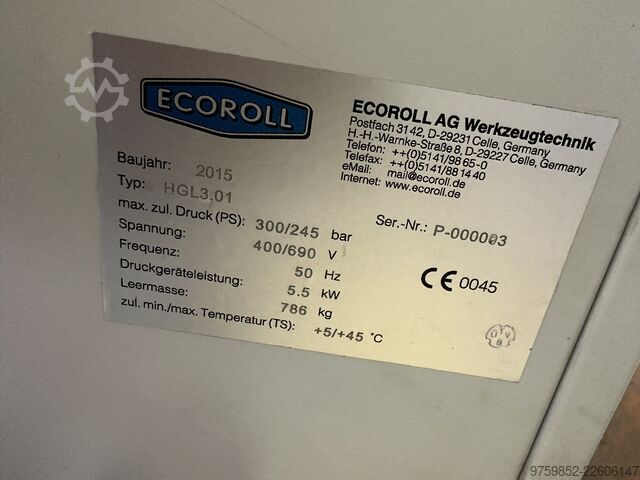 ECOROLL Modelo: HGL3.01 ECOROLL HGL 3.01