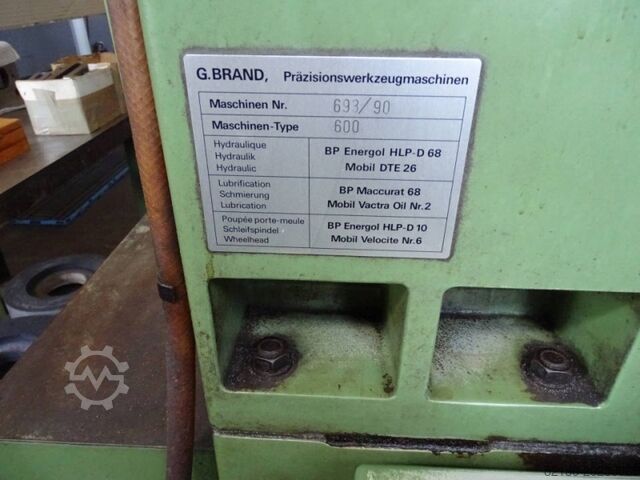 Machine à rectifier les surfaces Brand Compakt 600N