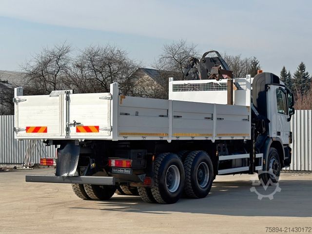 Autolaadkraan MERCEDES-BENZ ACTROS 2641*KIPPER 6,00 m + KRAN/FUNK *6x4* TOP