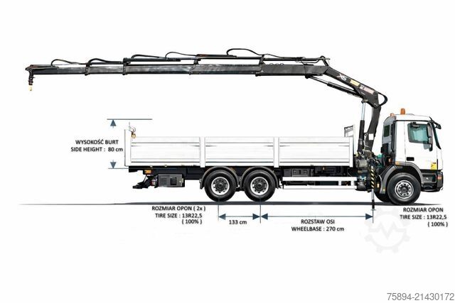 Autolaadkraan MERCEDES-BENZ ACTROS 2641*KIPPER 6,00 m + KRAN/FUNK *6x4* TOP