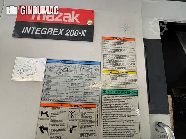 Mazak INTEGREX 200-3 Mazak INTEGREX 200-3