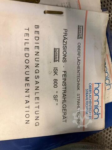 Συσκευή λεπτής αμμοβολής Hornich ISK 800 SF