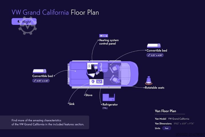 Campingvogn/autocamper Volkswagen California Coast 2.0 TDI | 2023| EURO 6| Venditore professionista