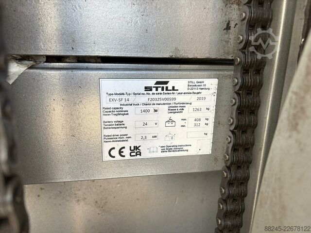 VS-23034 Elektrisk triplexstaplare Still EXV-SF 14 li-ion STILL EXV SF 14