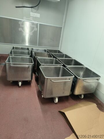 Kutterkocsi 200L Kutterwagen 200L Bin Car Kutterwagen 200L Bin Car