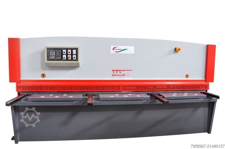 Hidraulikus asztali lemezolló 10 × 3200 mm Metal Technics Polska HYDRAULICZNE NOŻYCE GILOTYNOWE 10 X 3200