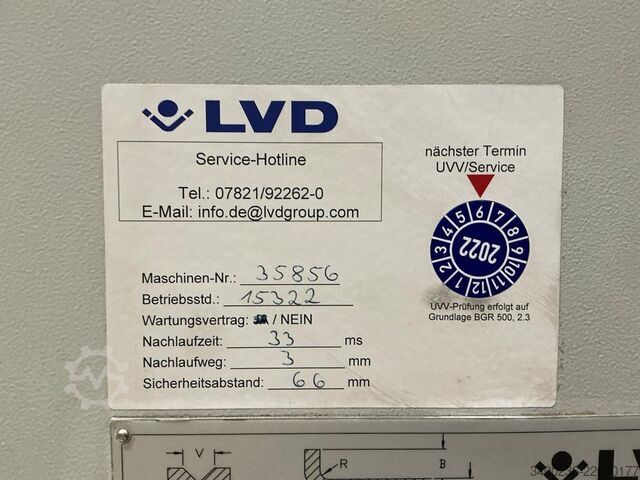 2015 LVD PPEB 320/40 CNC Abkant Pres LVD PPEB 320/40
