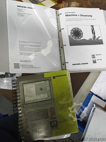 Vertikalni centar za mahinacije Deckel Maho DMC63V mit 4-Achse