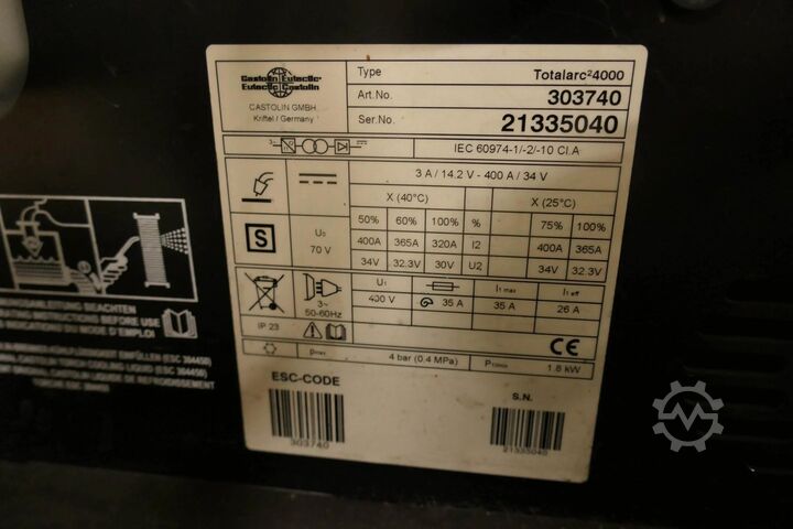 CASTOLIN - Schweißgerät CASTOLIN TotalArc² 4000