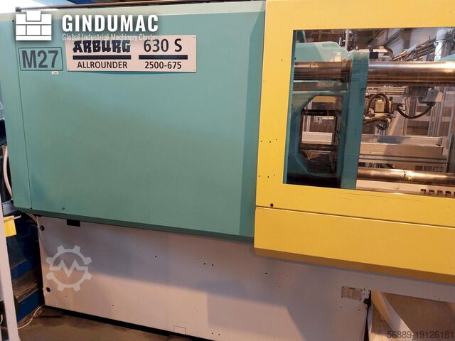 Hydraulische spuitgietmachine Arburg Allrounder 630S 2500-675