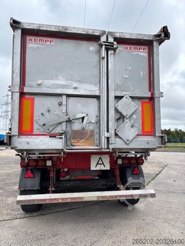 Kippers oplegger KEMPF Stahlhalbschalenmulde, SKM 35/3 SR, 37 cbm