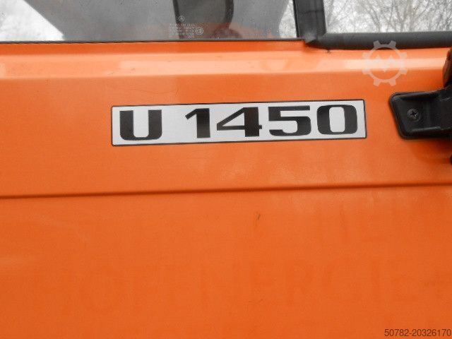 Kiper kamion MERCEDES-BENZ U1450 427/11 mit Kran