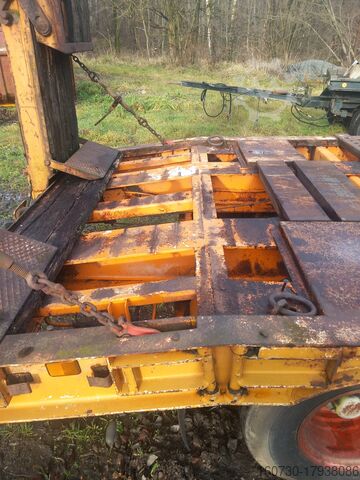 Starožitný 4nápravový nízký nakladač Müller Mitteltal 4 Achs Tieflader