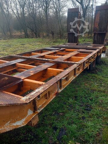 Starožitný 4nápravový nízký nakladač Müller Mitteltal 4 Achs Tieflader