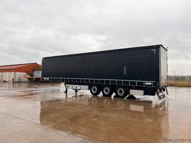 Ανοιχτό ημιρυμουλκούμενο με μουσαμά SCHMITZ CARGOBULL SCB S3T * POWER CURTAIN * LIFT ACHSE