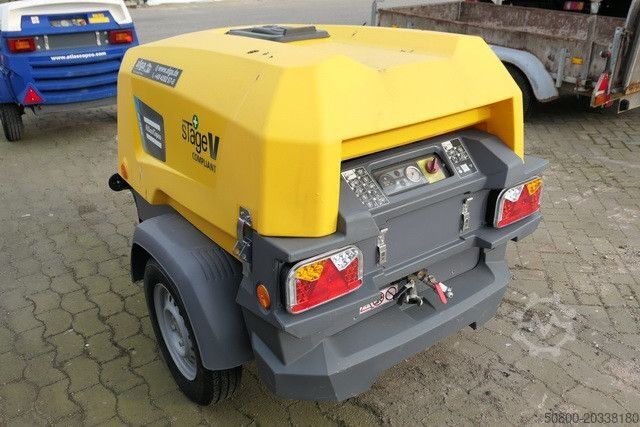 Biltrailer ATLAS Atlas-Copco XAS 38, Kompressor, 7bar, Kubota