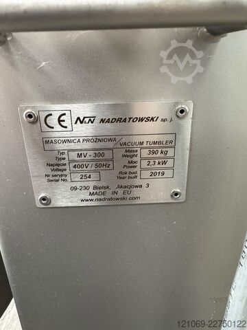 Vakuový buben N&N nadratowski MV-300 tilting vacuum tu MV-300