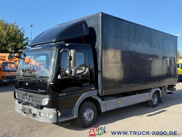 Dobozos furgon Mercedes-Benz Atego 816 Koffer 6m Ladebordwand ADR 3 Sitze AHK