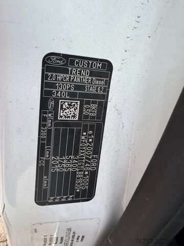 Hűtőfurgon Ford Transit Custom **FRIGO-EURO6**