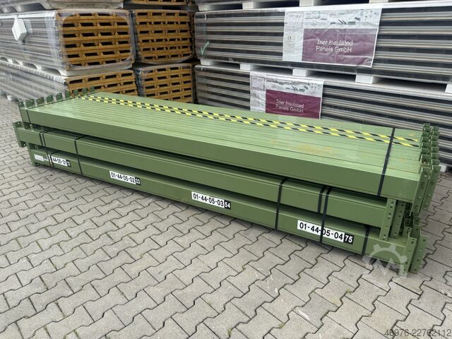 3.600 mm / K: 142 x 50 mm / zielony / 3 KM BITO PL38 Palettenregaltraverse Traverse Regal