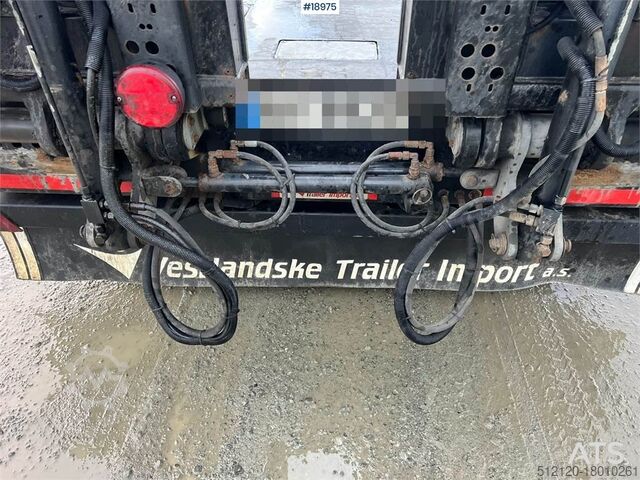 Tieflader HRD 3 axle trailer w/ extension of 5.5 meters and Hydr