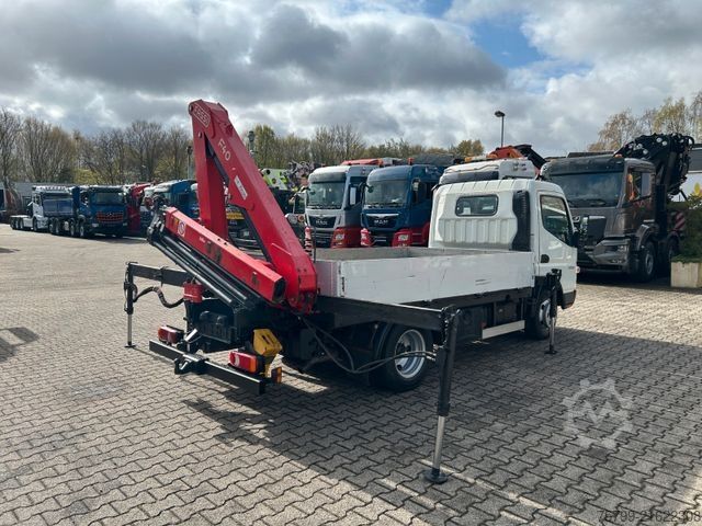Furgón con grúa montada sobre camión MITSUBISHI FUSO 5S13 Pritsche + Fassi F40B Kran  4x2