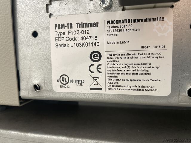 Finiszer broszur Plockmatic PBM500e incl. Book Fold, PBM-TR Trimmer