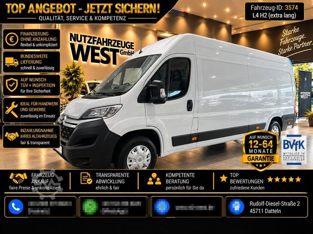 Βαν με ψηλή οροφή Citroën Jumper HDI Maxi Hoch+Lang*L3-H2*Garantie*1.Hand*