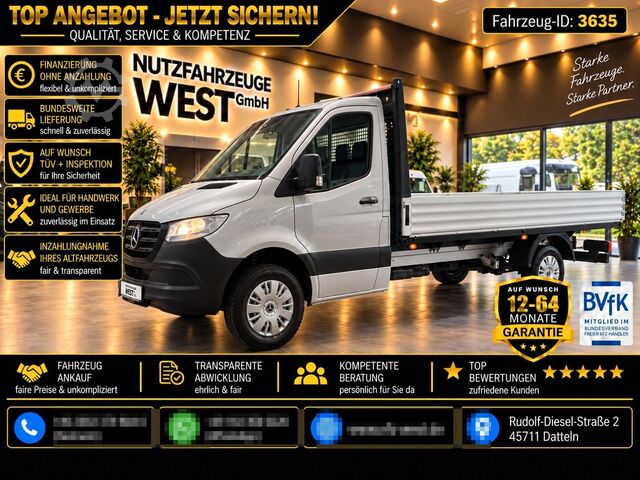Φορτηγό pick-up MERCEDES-BENZ Sprinter 314/316 CDI Maxi Pritsche=4.4M*Garantie