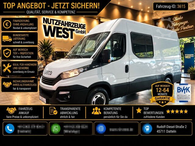 Βαν με ψηλή οροφή IVECO Daily 3,0 D*Hoch+Lang*Mixto*5-Sitzer*Garantie*